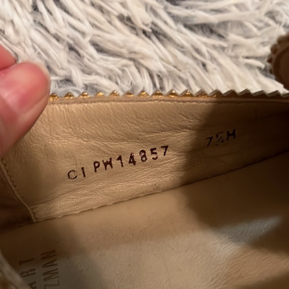 Stuart Weitzman gold leather espadrilles - Picture 8 of 8